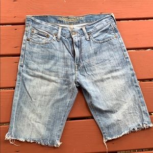 Men’s AEO denim cut off shorts size 30